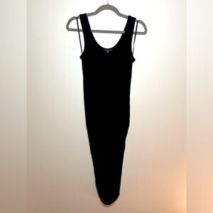 Little Black Dress Felicity & Coco brand size small midi length w scrunch detail